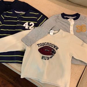 Boys 2T Longsleeve Shirts, 5